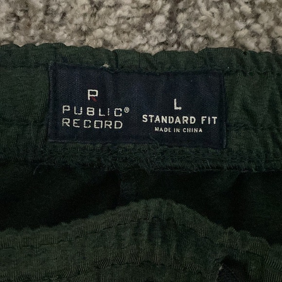 Public Record Green Joggers - Picture 2 of 3